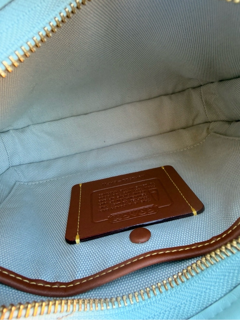 🩵Coach curve Zip Bag CA411🩵 - Picture 10 of 12